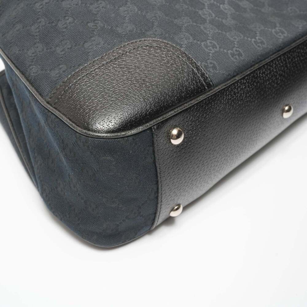 GUCCI Black Canvas Tote Bag - Picture 6 of 12